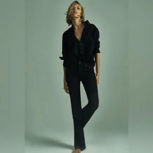 NWOT Zara the Contour Bootcut Jean in Black